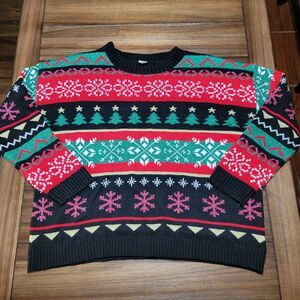 Holiday Time Christmas Knit LS Sweater - Size 2XL (20)